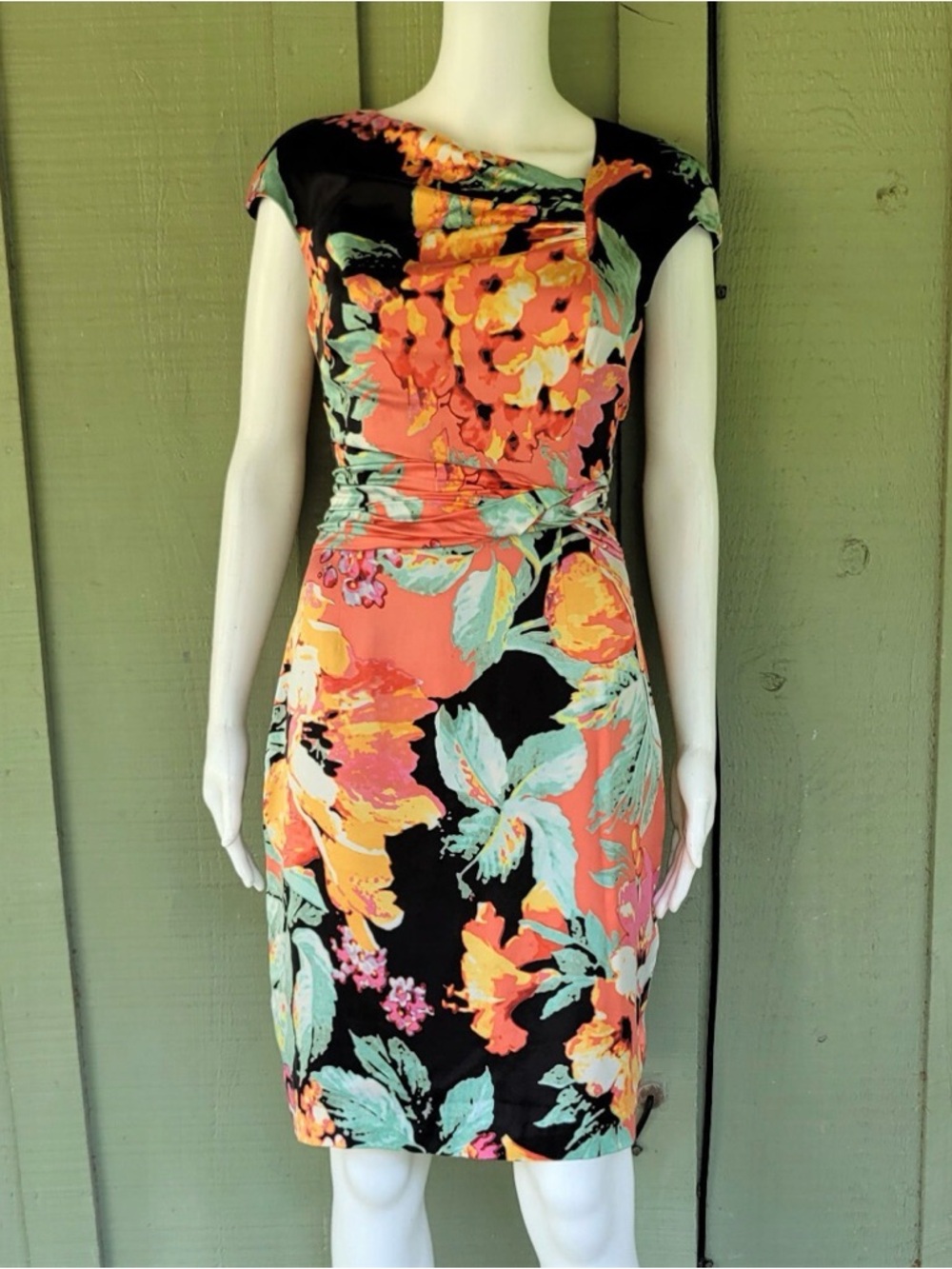 Kay Unger Silk Dress